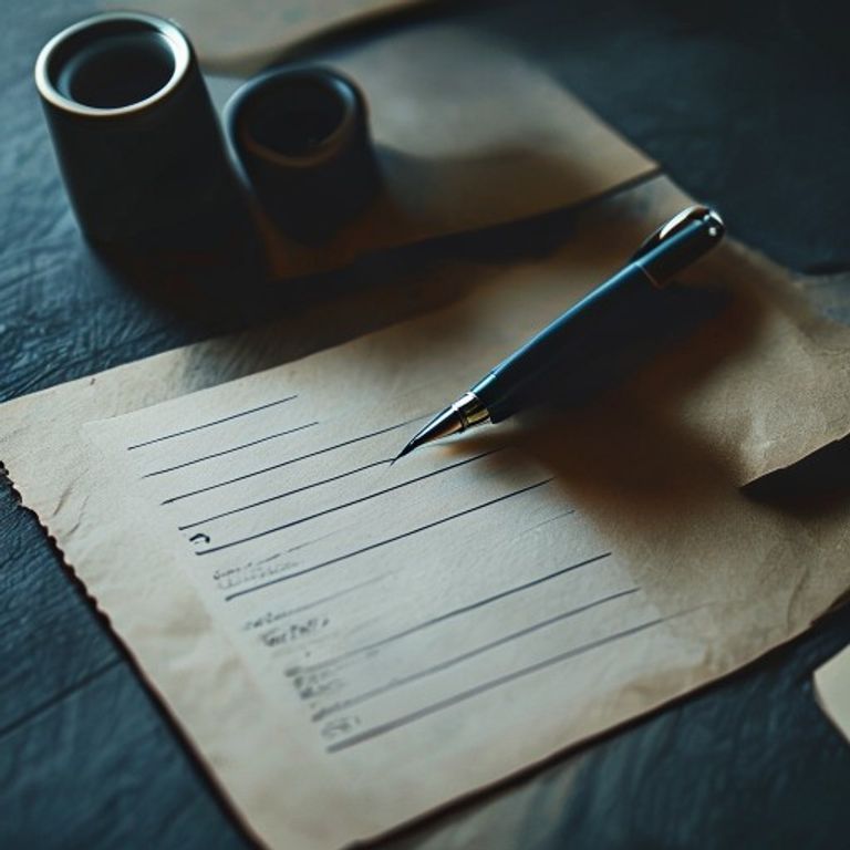 Anteckningsblock med checklista-symboler på träbord